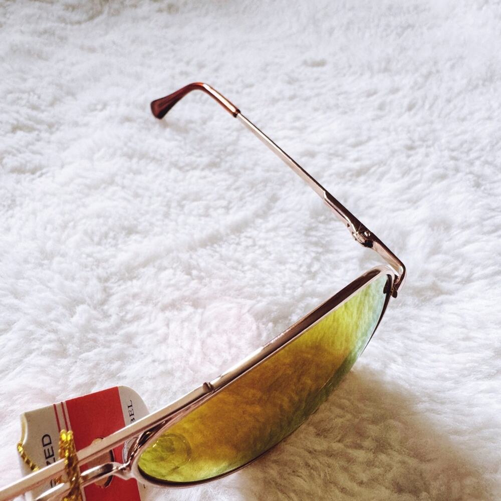 Zane Orange Polarized Mirrored Sunglasses - Picture 8 of 15